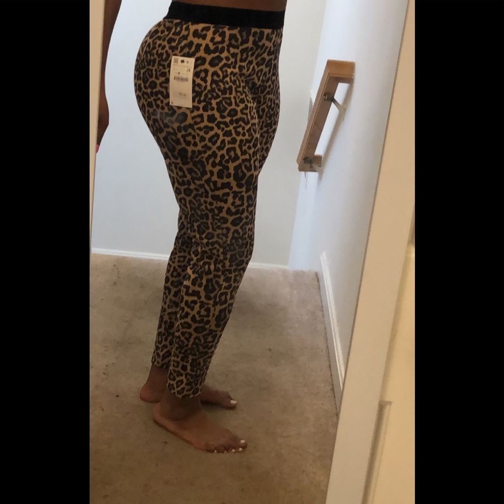 Leopard tights